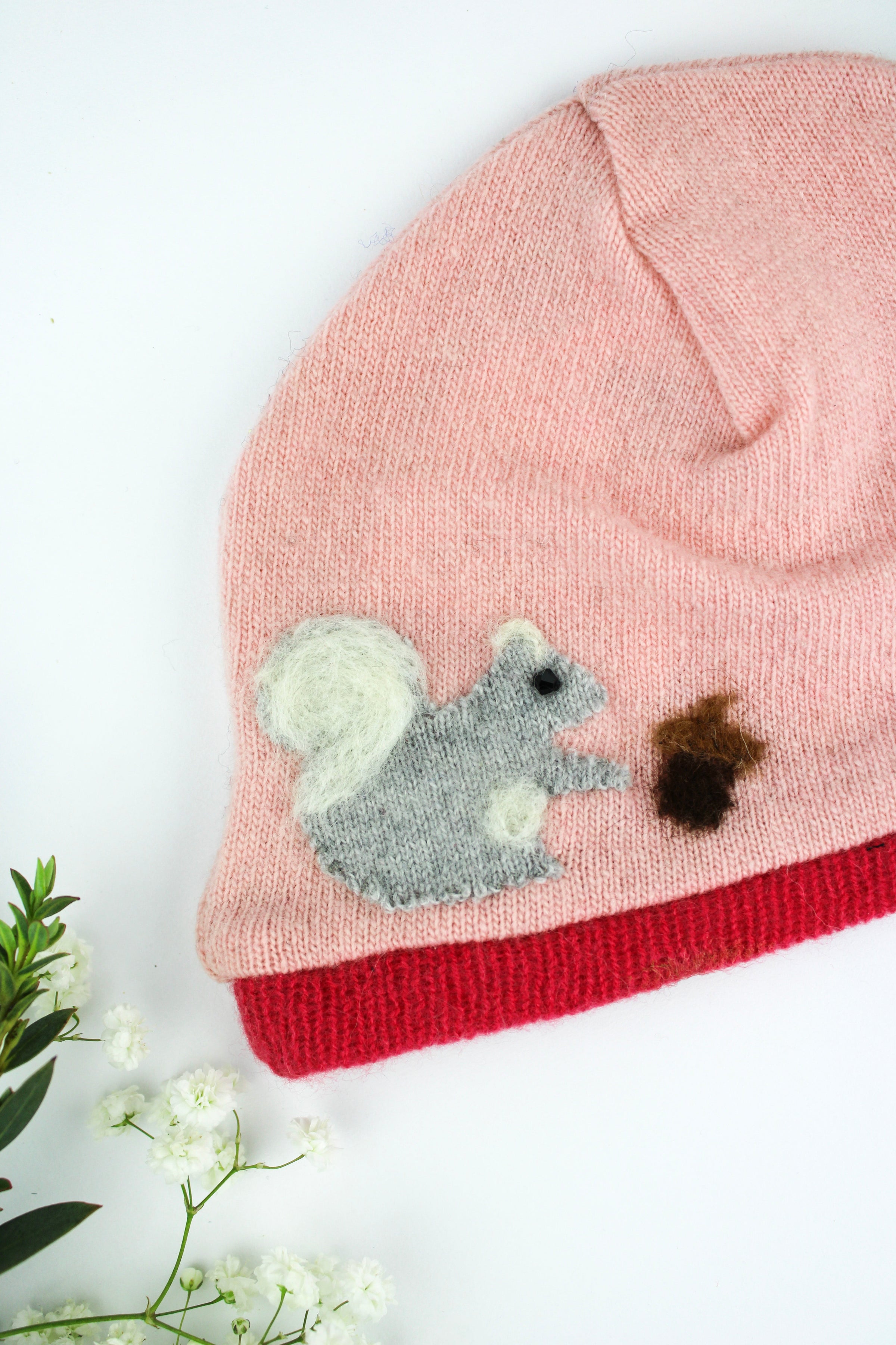 Squirrel Cashmere Hat - Baby - BIG FRENCHIES