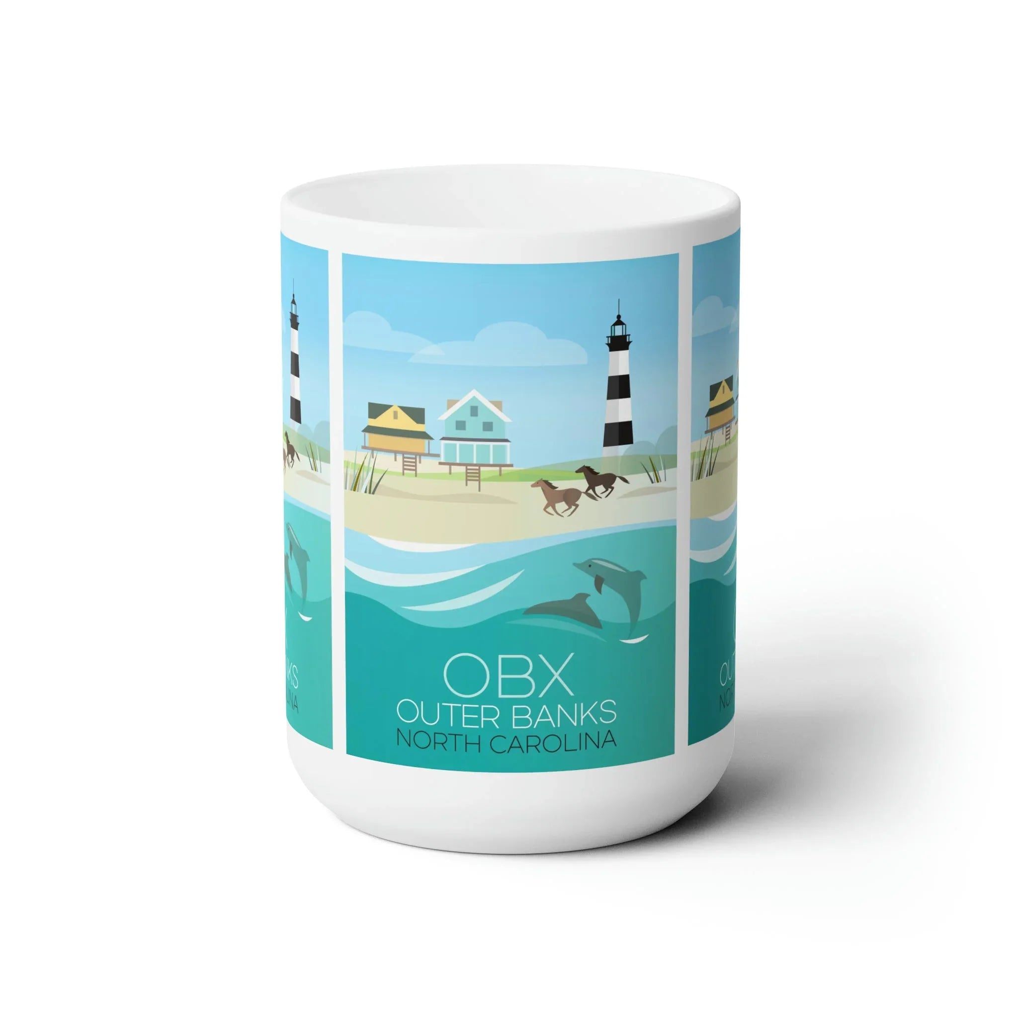 Outer Banks Ceramic Mug 11oz or 15oz - BIG FRENCHIES