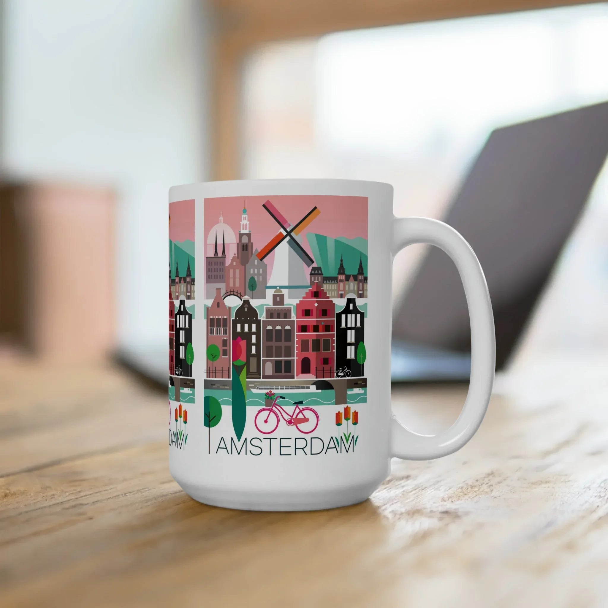 Amsterdam Ceramic Mug 11oz or 15oz - BIG FRENCHIES