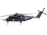 Sikorsky MH-53E Sea Dragon Helicopter "United States Navy Blackhawks Tail Number 15" Dark Gray 1/72 Diecast Model by Panzerkampf