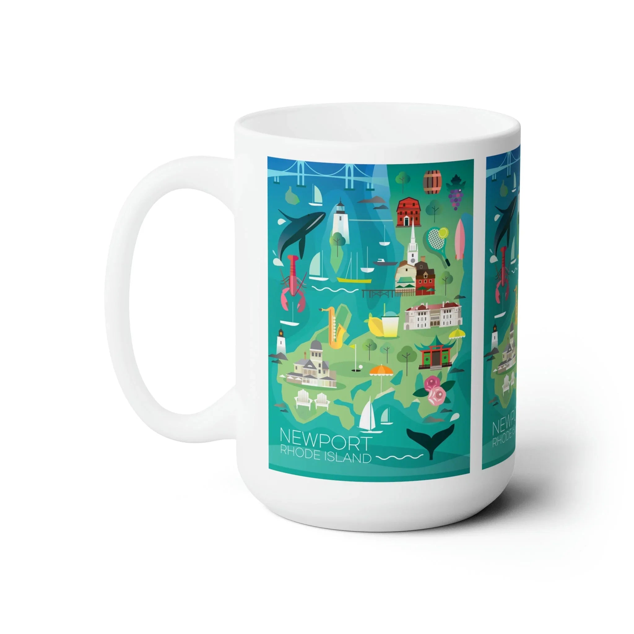 Newport Ceramic Mug 11oz or 15oz - BIG FRENCHIES