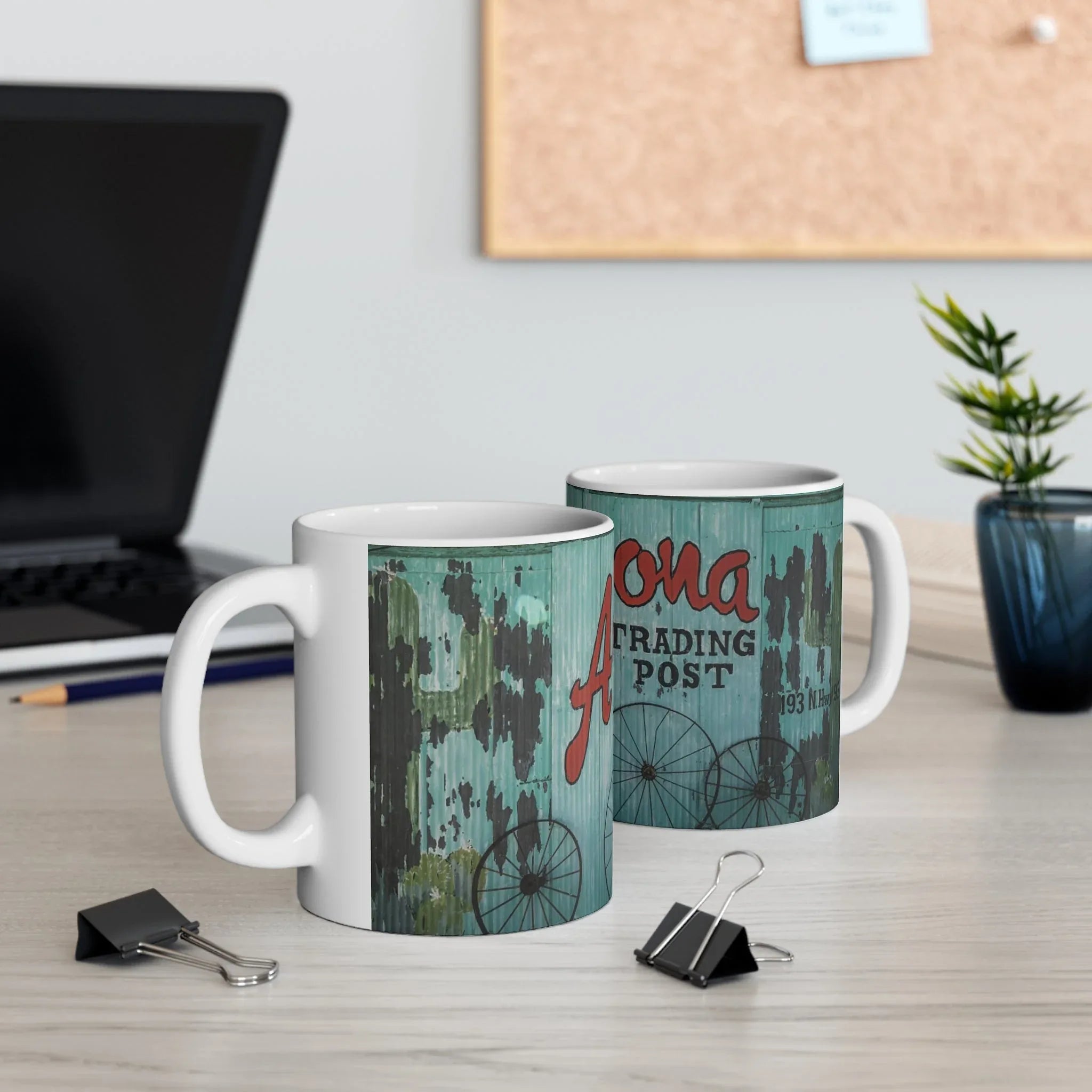 ROADSIDE MUGS - Arizona Trading Post Ceramic Mug 11oz - BIG FRENCHIES