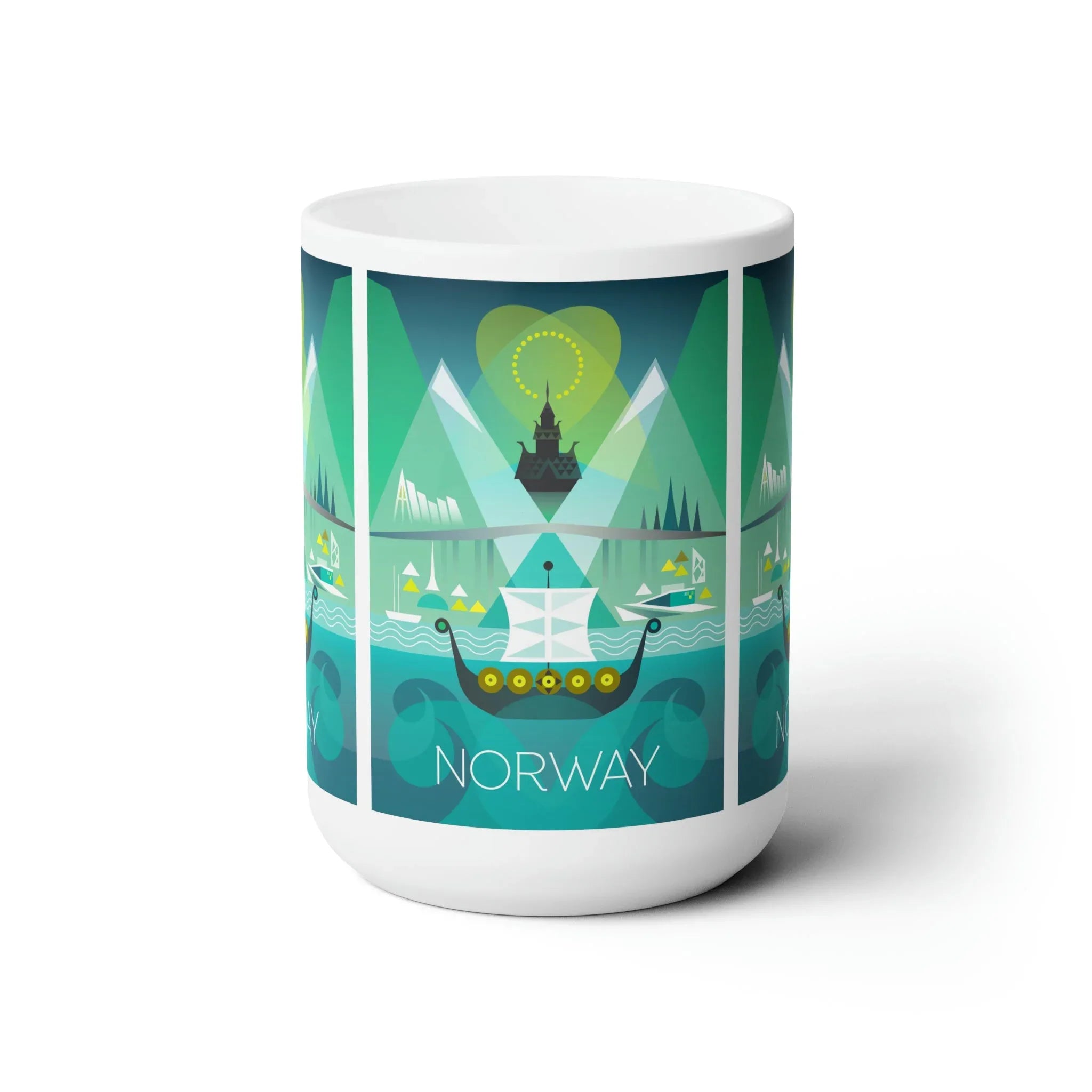 Norway Ceramic Mug 11oz or 15oz - BIG FRENCHIES