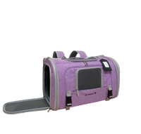 Mr. Peanut's Monterey Series Airline Compliant Horizontal Backpack Pet Carrier - BIG FRENCHIES