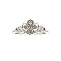 Genuine .17ct Diamond Ring Sterling Silver