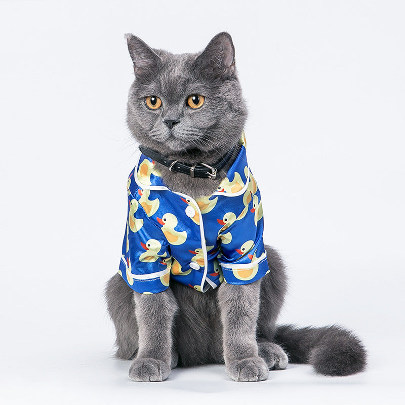 Pet Silk Duck Pajamas - BIG FRENCHIES