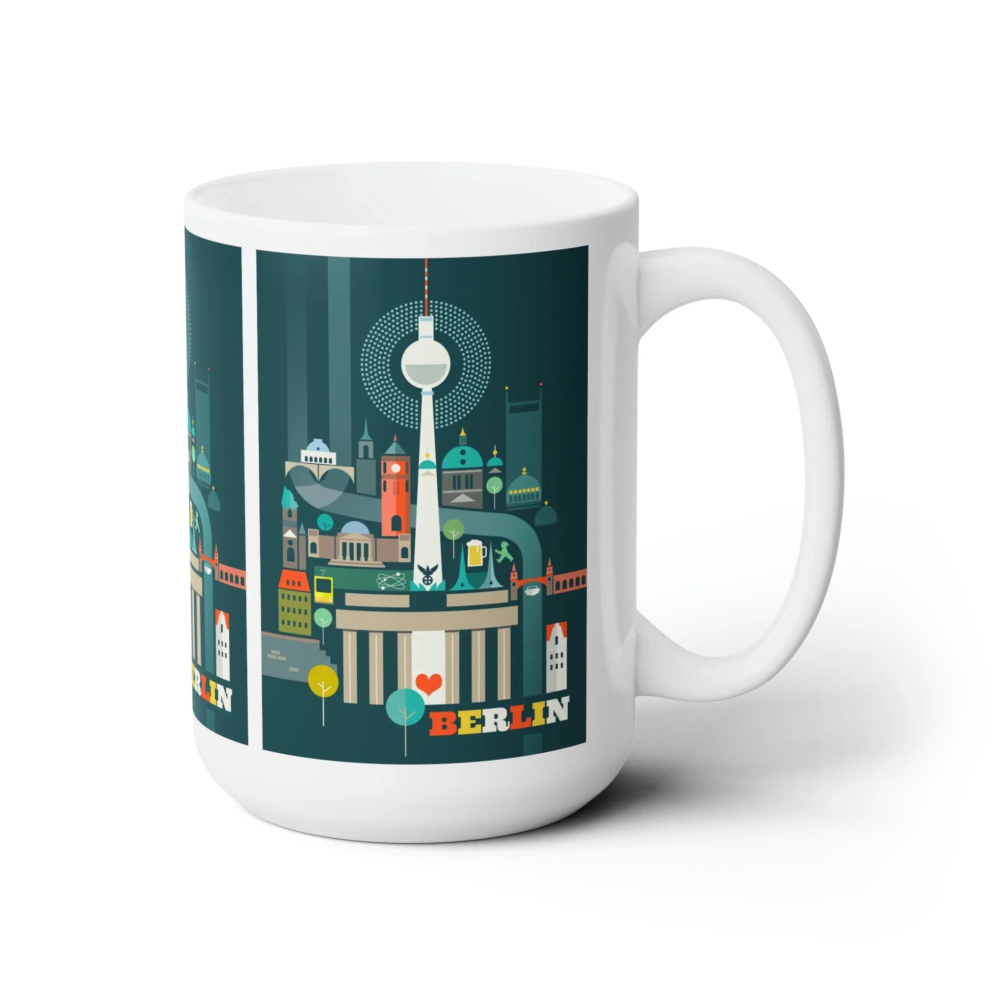 Berlin Ceramic Mug 11oz or 15oz - BIG FRENCHIES