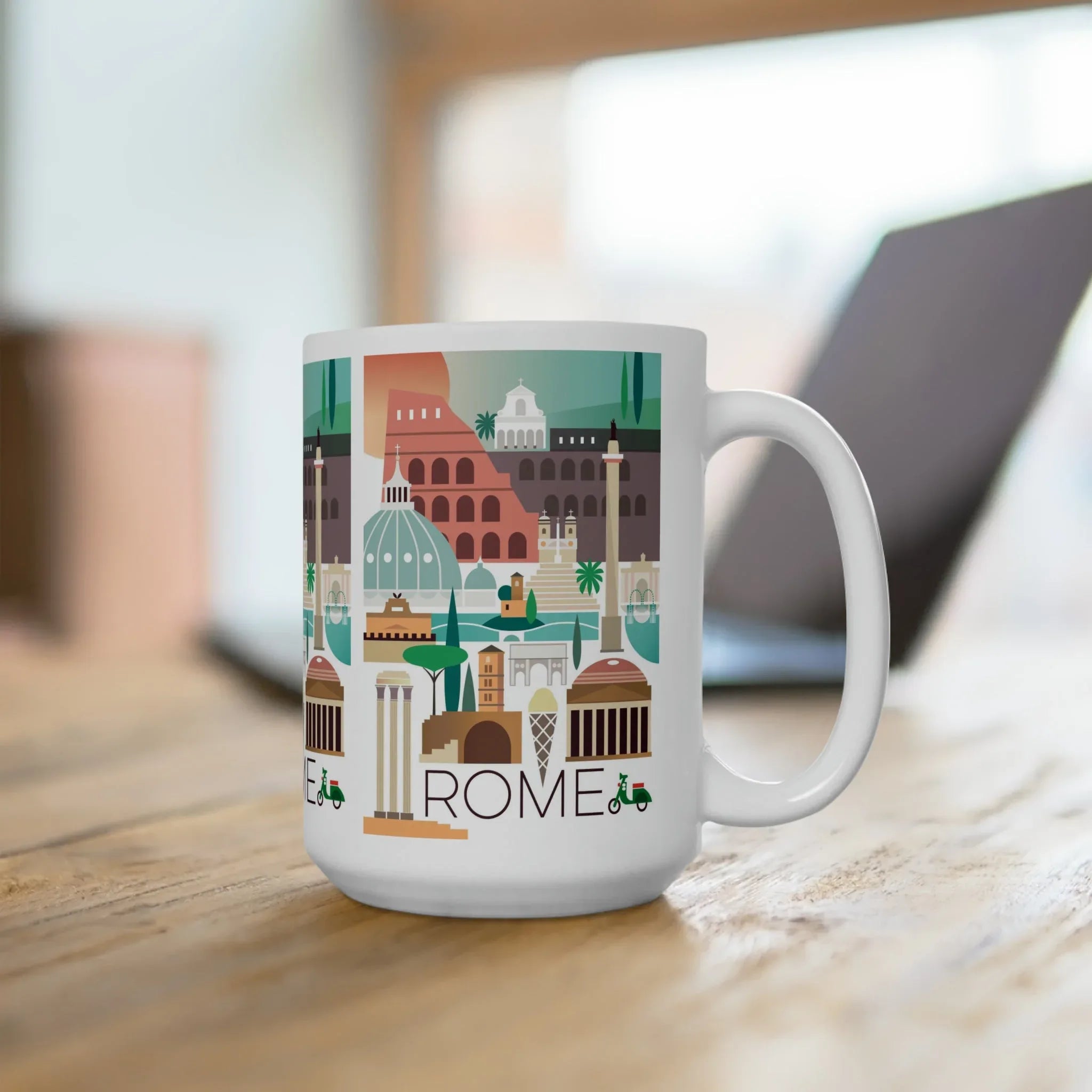 Rome Ceramic Mug 11oz or 15oz - BIG FRENCHIES