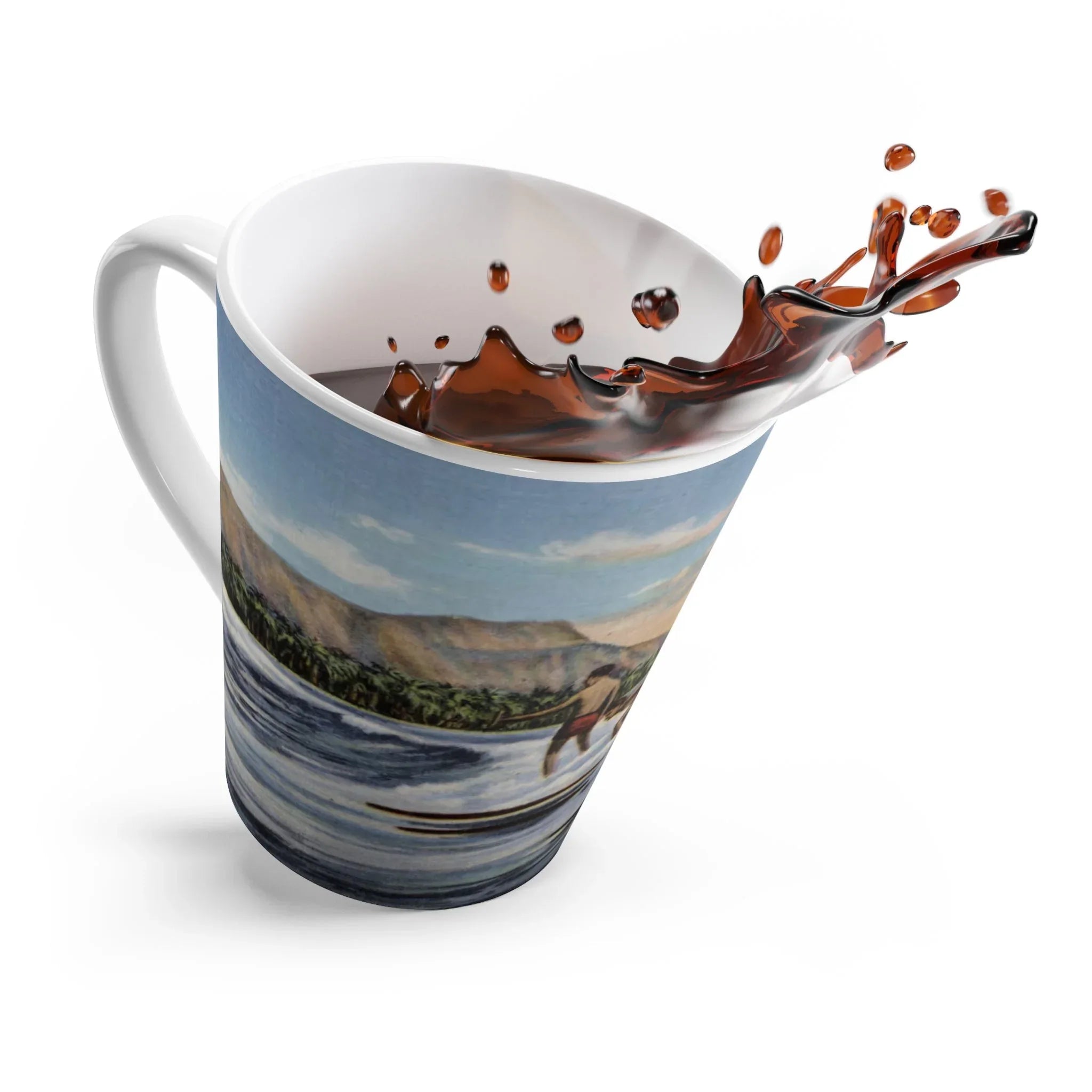 Vintage Surfers Latte Mug - BIG FRENCHIES