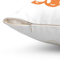 Cozy Pumpkin Spice Fall Throw Pillow – 18" x 18"