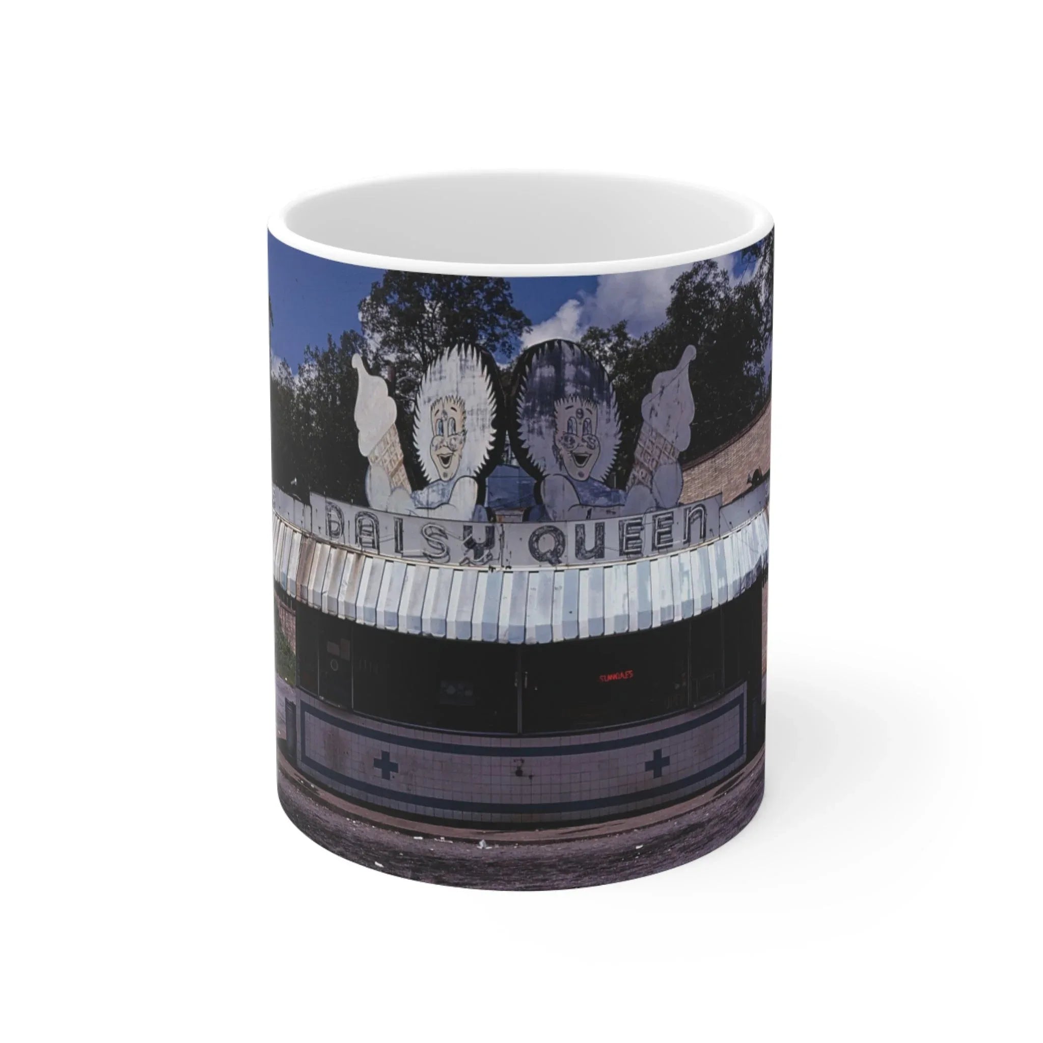 ROADSIDE MUGS - Daisy Queen Ceramic Mug 11oz - BIG FRENCHIES