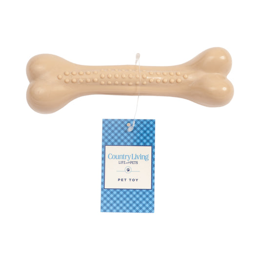 Country Living Nylon Chew Bone Toy for Dogs (Chicken-Flavored), Ideal for Heavy Chewers - BIG FRENCHIES