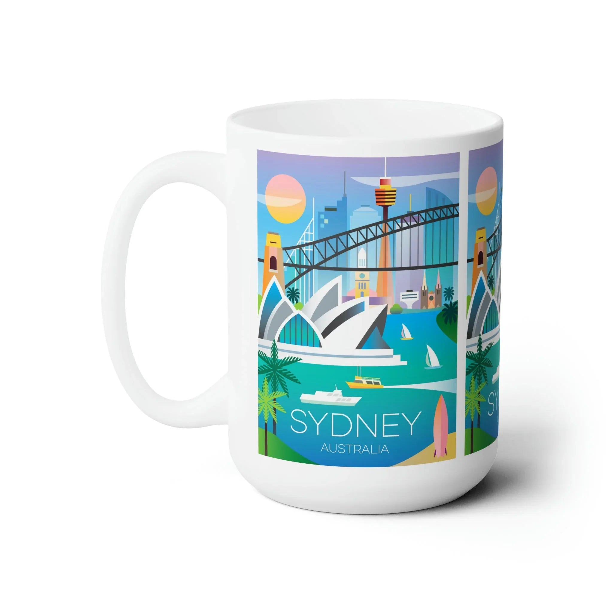 Sydney Ceramic Mug 11oz or 15oz - BIG FRENCHIES