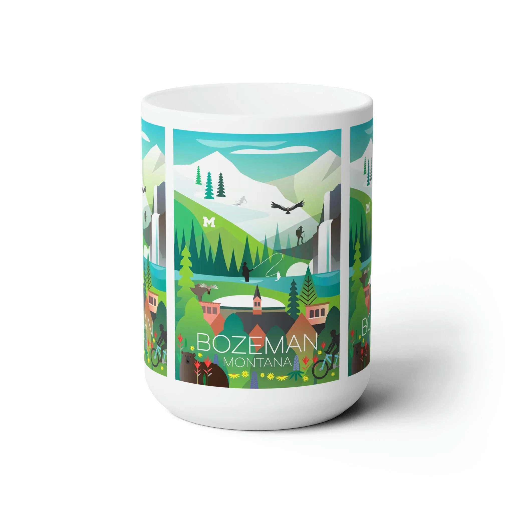 Bozeman Ceramic Mug 11oz or 15oz - BIG FRENCHIES