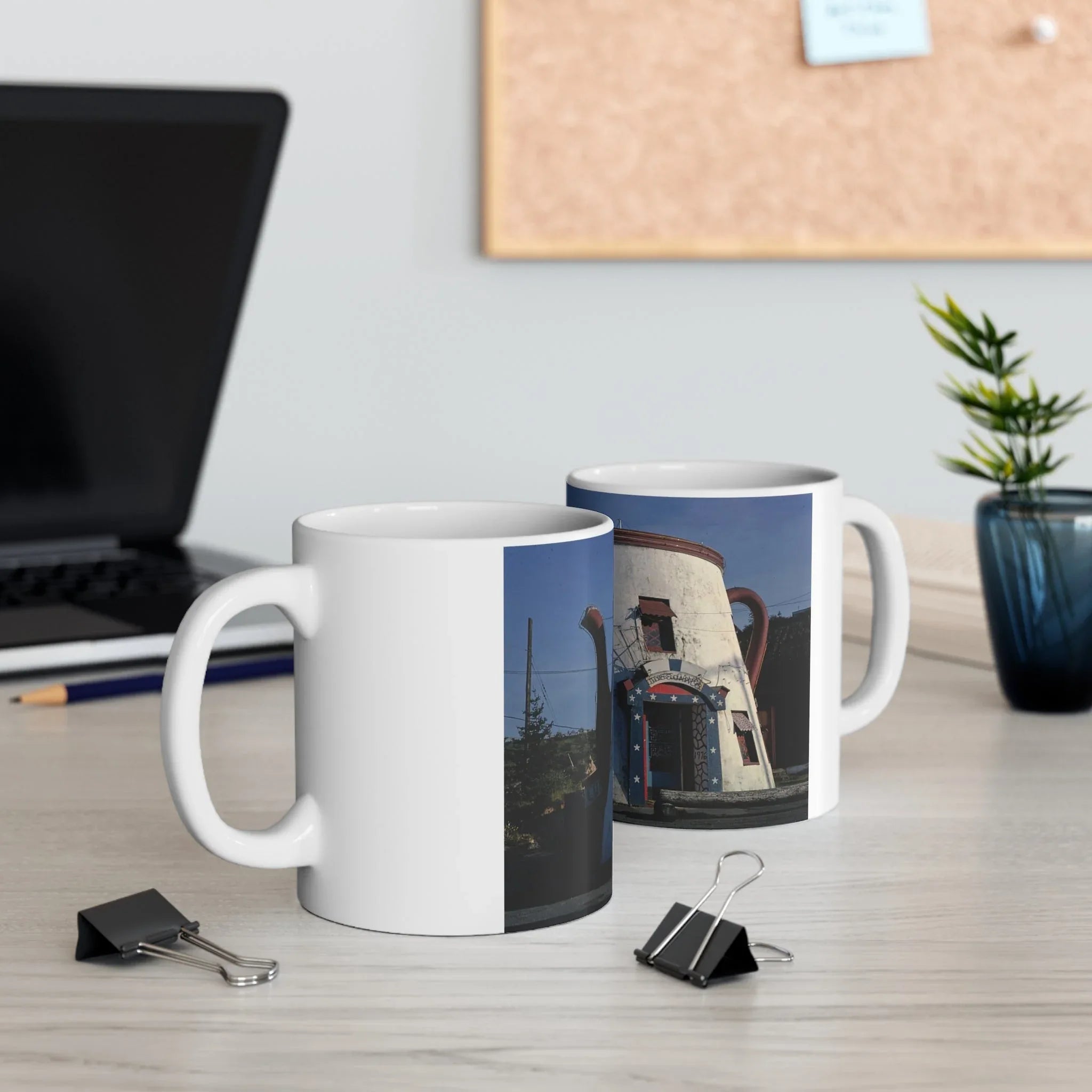 ROADSIDE MUGS - Coffepot Ceramic Mug 11oz - BIG FRENCHIES