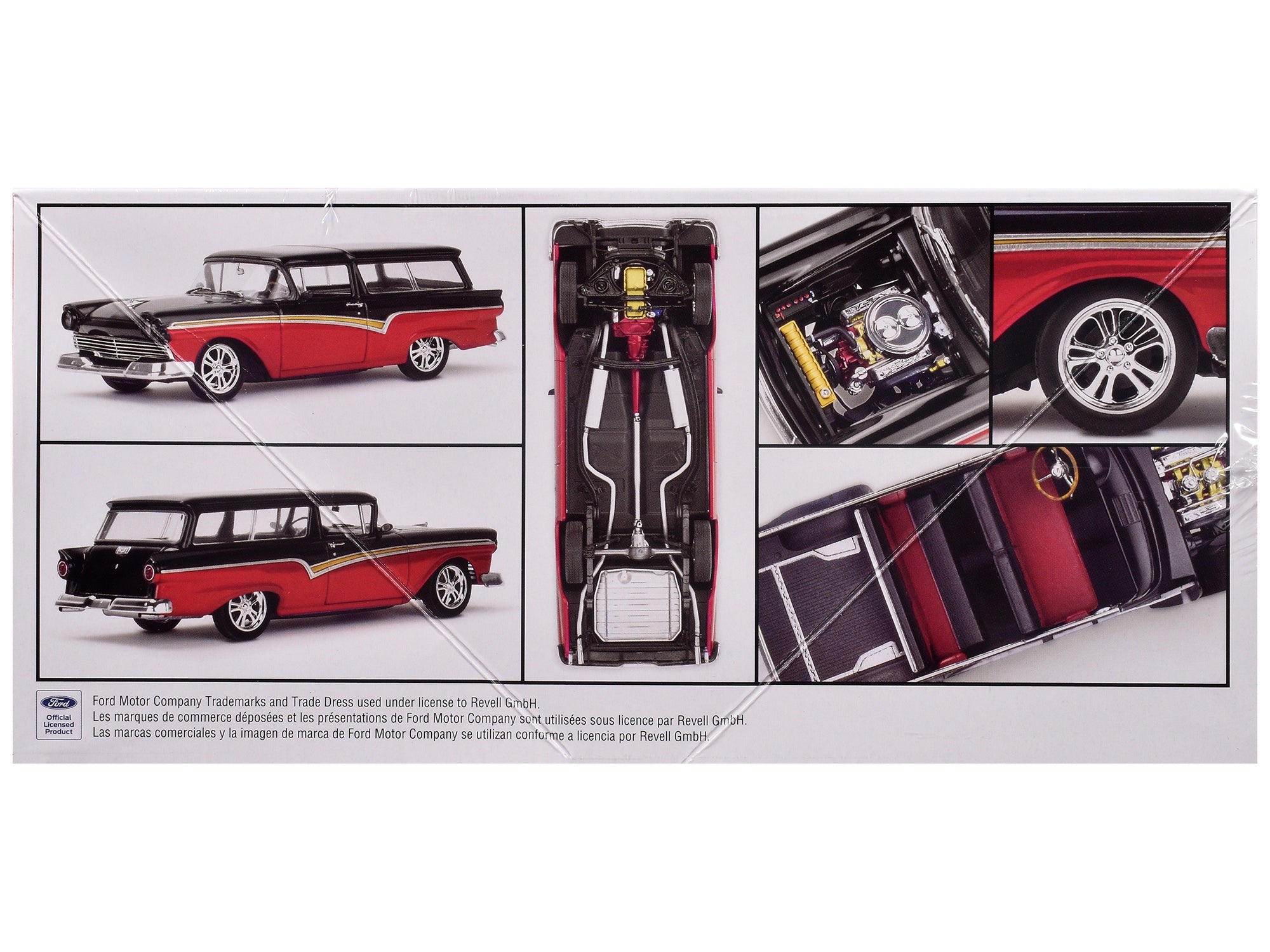 Level 5 Model Kit 1957 Ford Del Rio Ranch Wagon 2-in-1 Kit 1/25 Scale Model by Revell