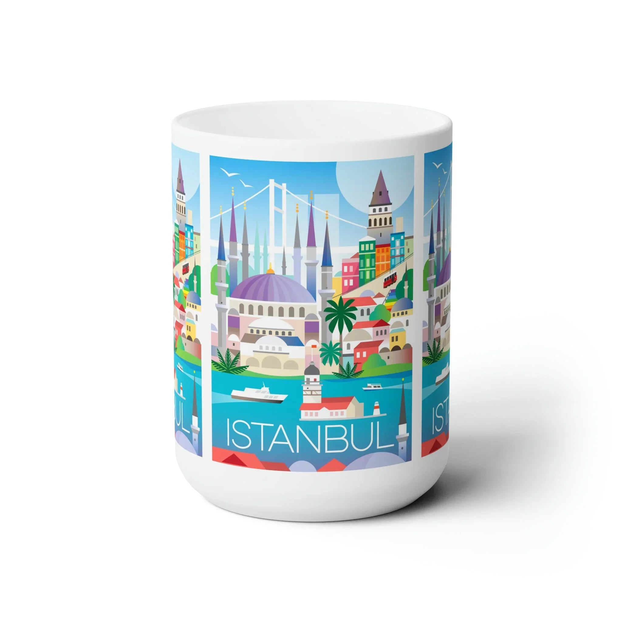 Istanbul Ceramic Mug 11oz or 15oz - BIG FRENCHIES