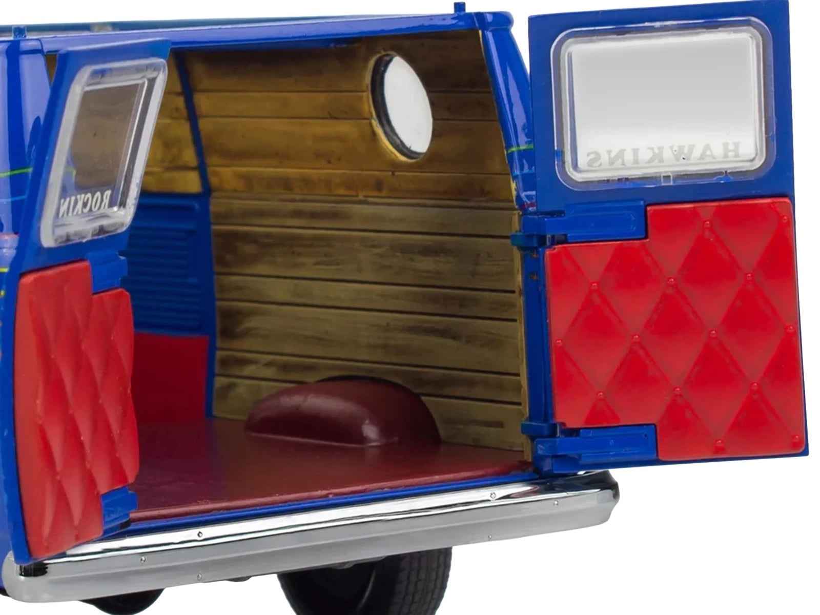 Level 3 Model Kit 1977 GMC "WSQK Squawk" Van "Stranger Things" (2016-2025) TV Series 1/25 Scale Model by Revell
