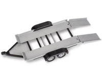Level 3 Model Kit 1978 Chevrolet Off-Road 4x4 Pickup Truck and "Malibu Grand Prix" Virage with Trailer "Fantasy Formula" 1/25 Scale Model by Revell