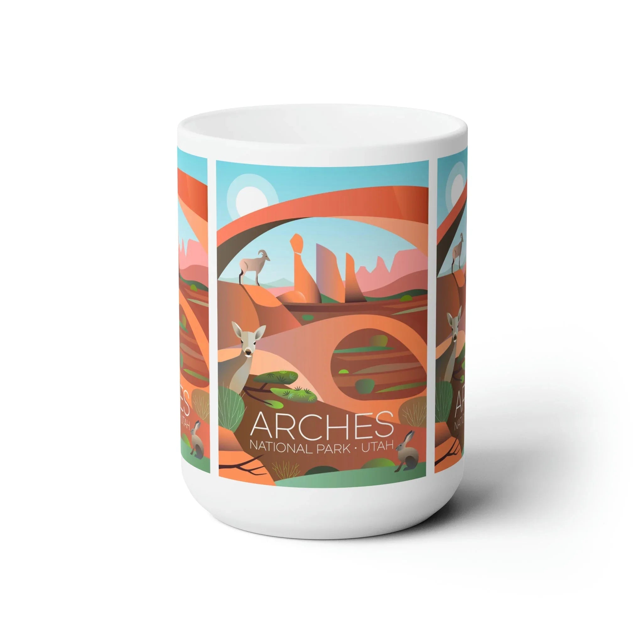 Arches National Park Ceramic Mug 11oz or 15oz - BIG FRENCHIES