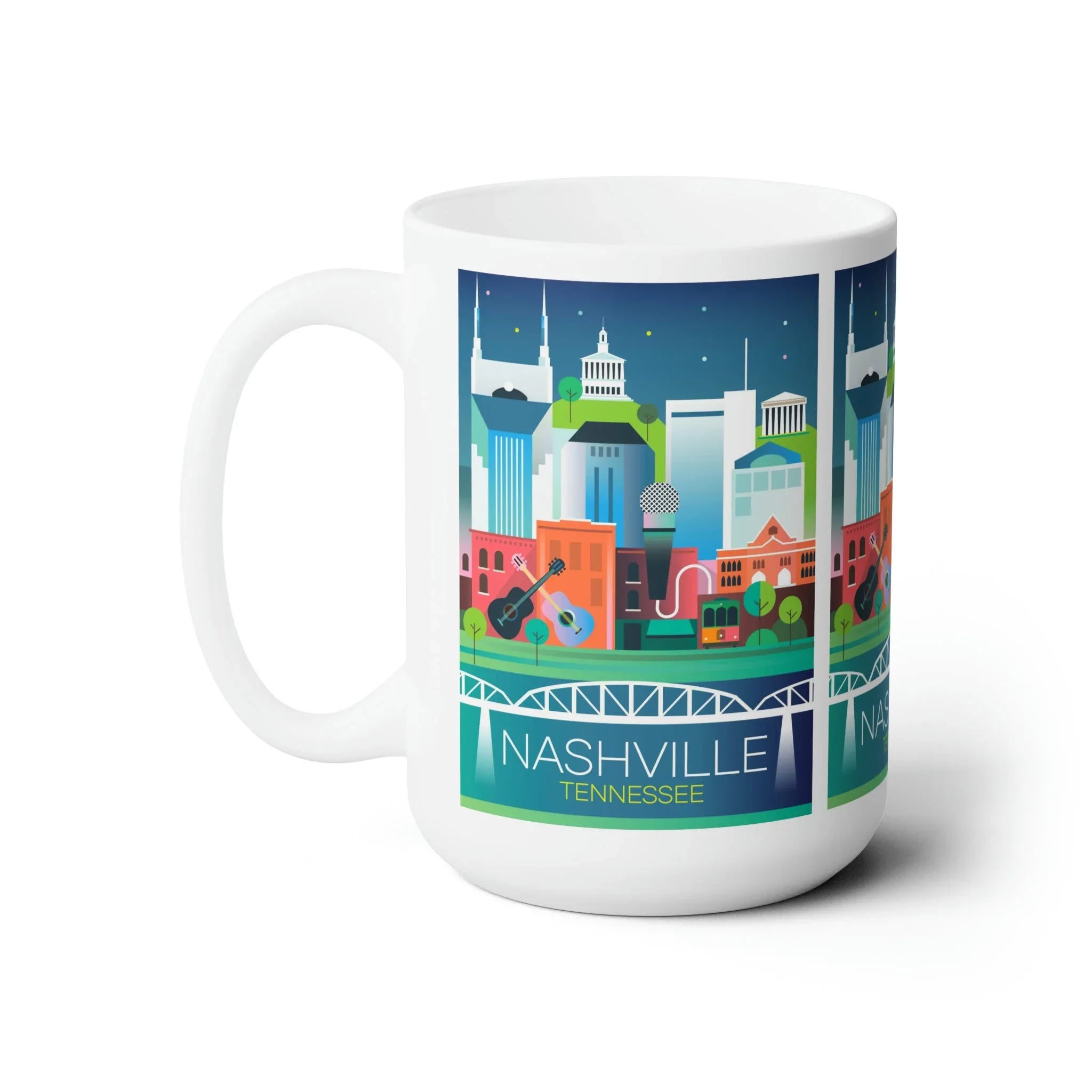 Nashville Ceramic Mug 11oz or 15oz - BIG FRENCHIES