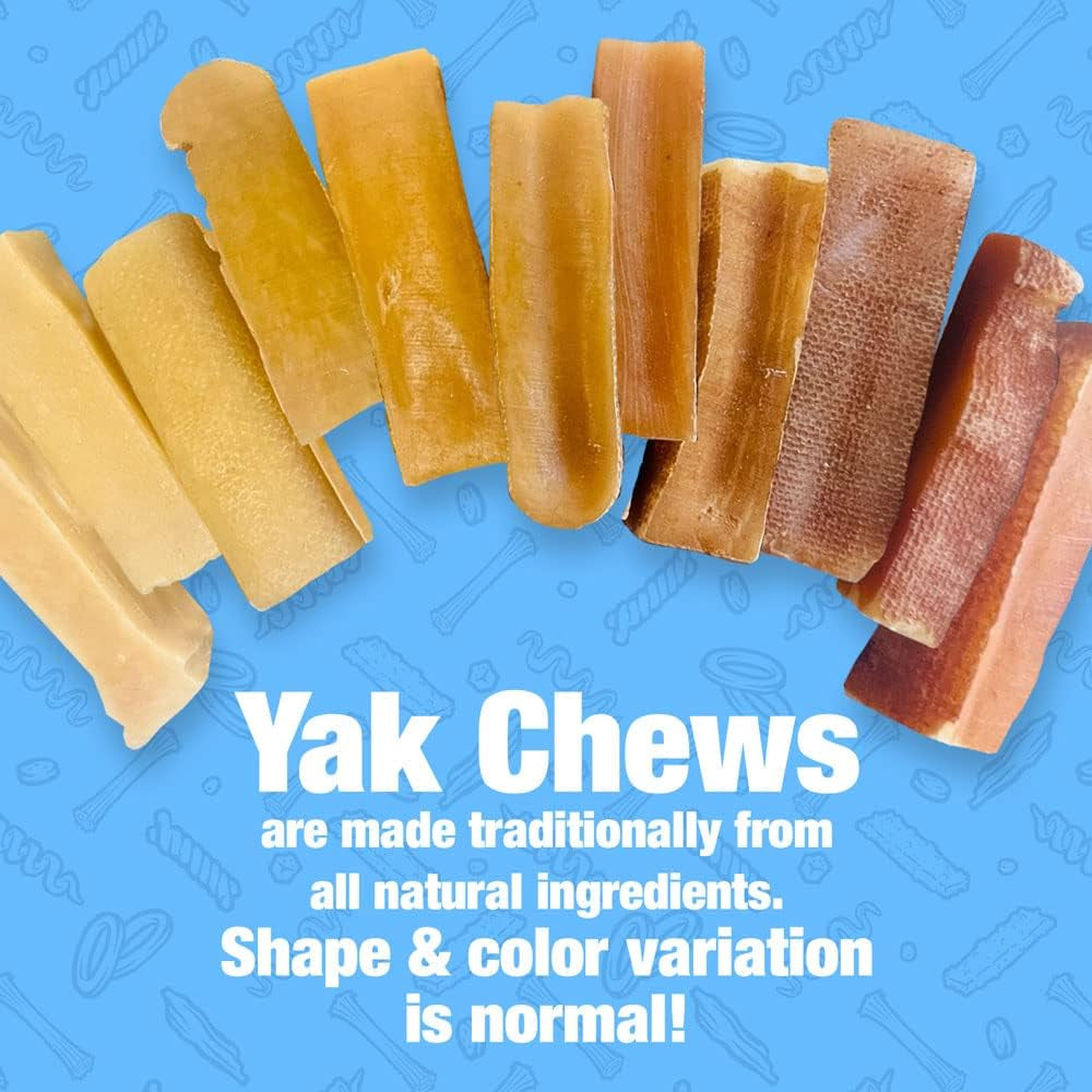 2 Lb Himalayan Yak Cheese Dog Chews - BIG FRENCHIES