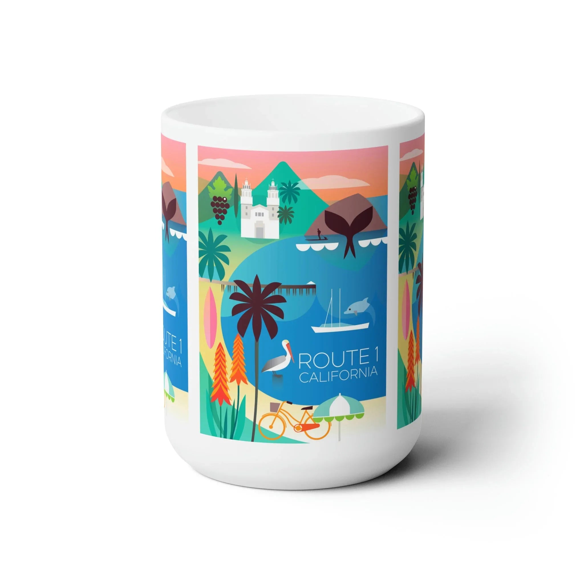 Route 1 Ceramic Mug 11oz or 15oz - BIG FRENCHIES