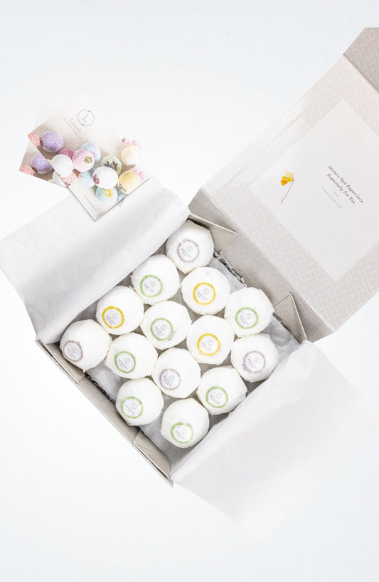 Bath Bombs Gift Box, Set of 14 Big 100% Natural Relaxing Bath Bombs