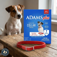 Adams Plus Flea & Tick Collar for Small Dogs & Puppies 7 Month Protection