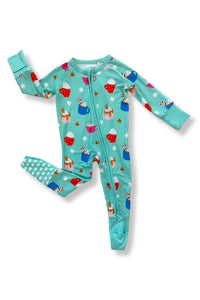 Cuppa Cozy Zippy Bamboo Pajamas - BIG FRENCHIES
