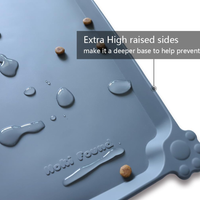 Found Waterproof Pet Feeding Mats With High Lips Multiple Size And Colors For Dogs, Cats Others G
