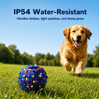Smart Interactive Dog Toys For Large Dogs, 3.1 Inch Auto Lightweight Moving Dog Toy, Chew-Resistant E-TPU Interactive Dog Ball, IP54 Waterproof, USB-C Rechargeable, Indoor & Outdoor
