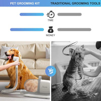 14Kpa Dog Grooming Kit & Vacuum, 2.5L Pet Hair Vacuum Suction - BIG FRENCHIES