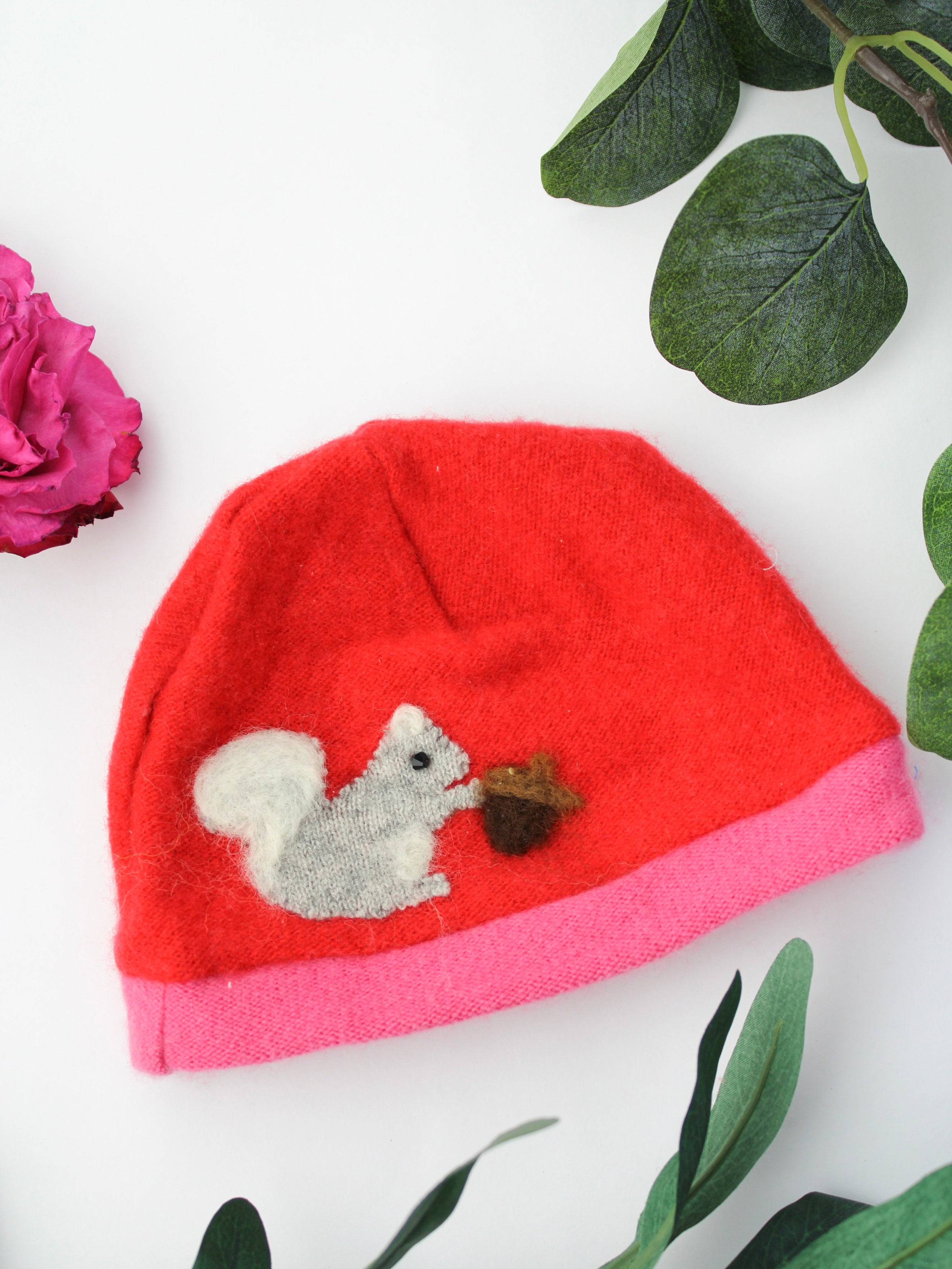 Squirrel Cashmere Hat - Newborn - BIG FRENCHIES