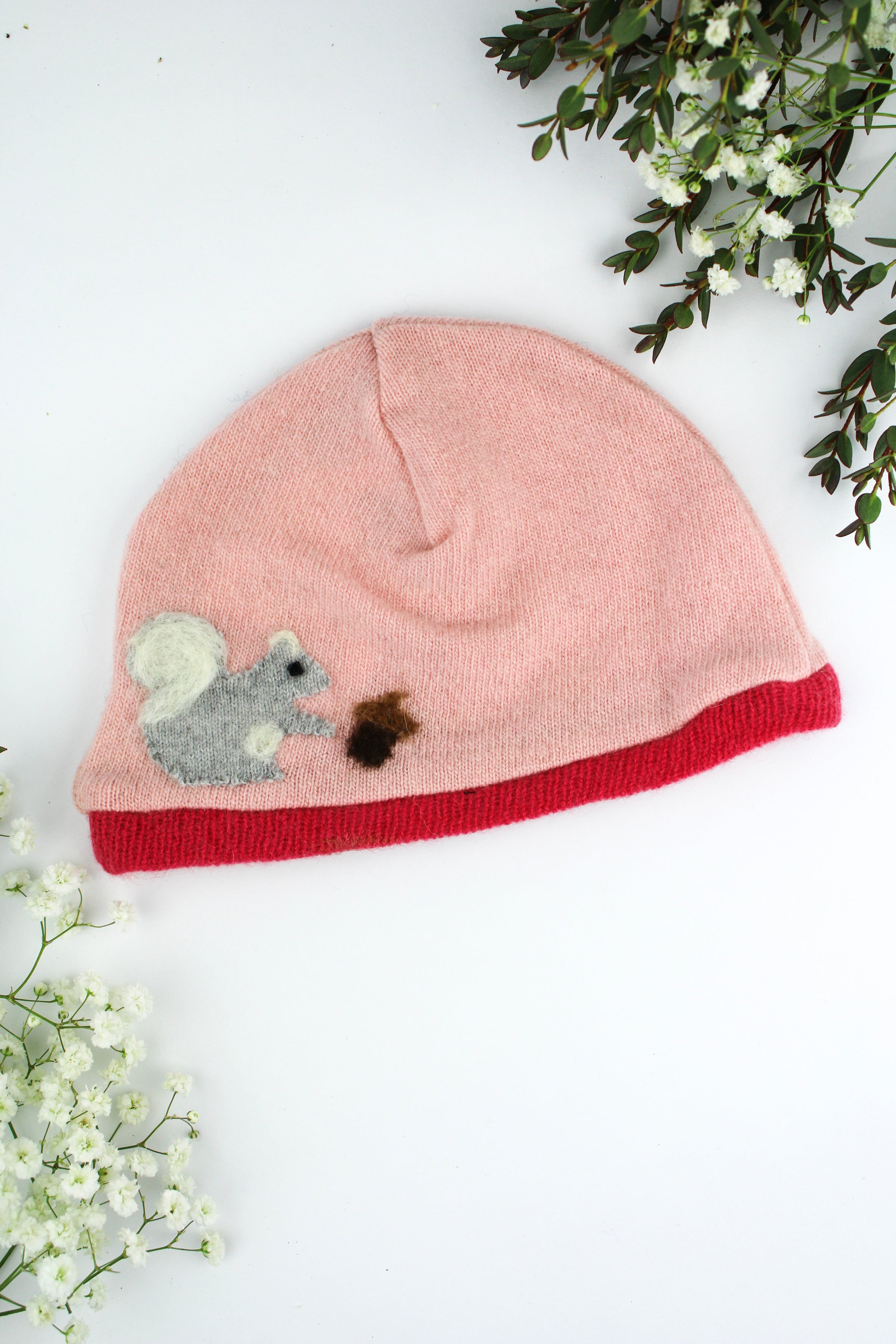 Squirrel Cashmere Hat - Baby - BIG FRENCHIES