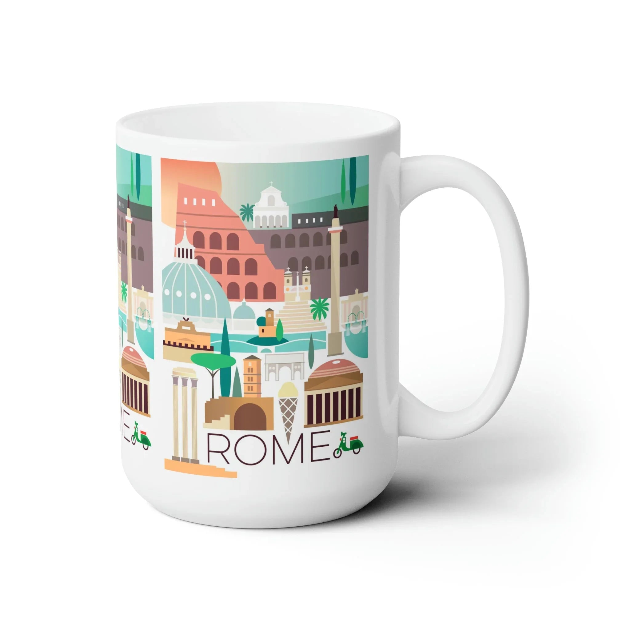 Rome Ceramic Mug 11oz or 15oz - BIG FRENCHIES