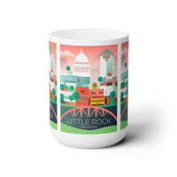 Little Rock, Arkansas Ceramic Mug 11oz or 15oz - BIG FRENCHIES