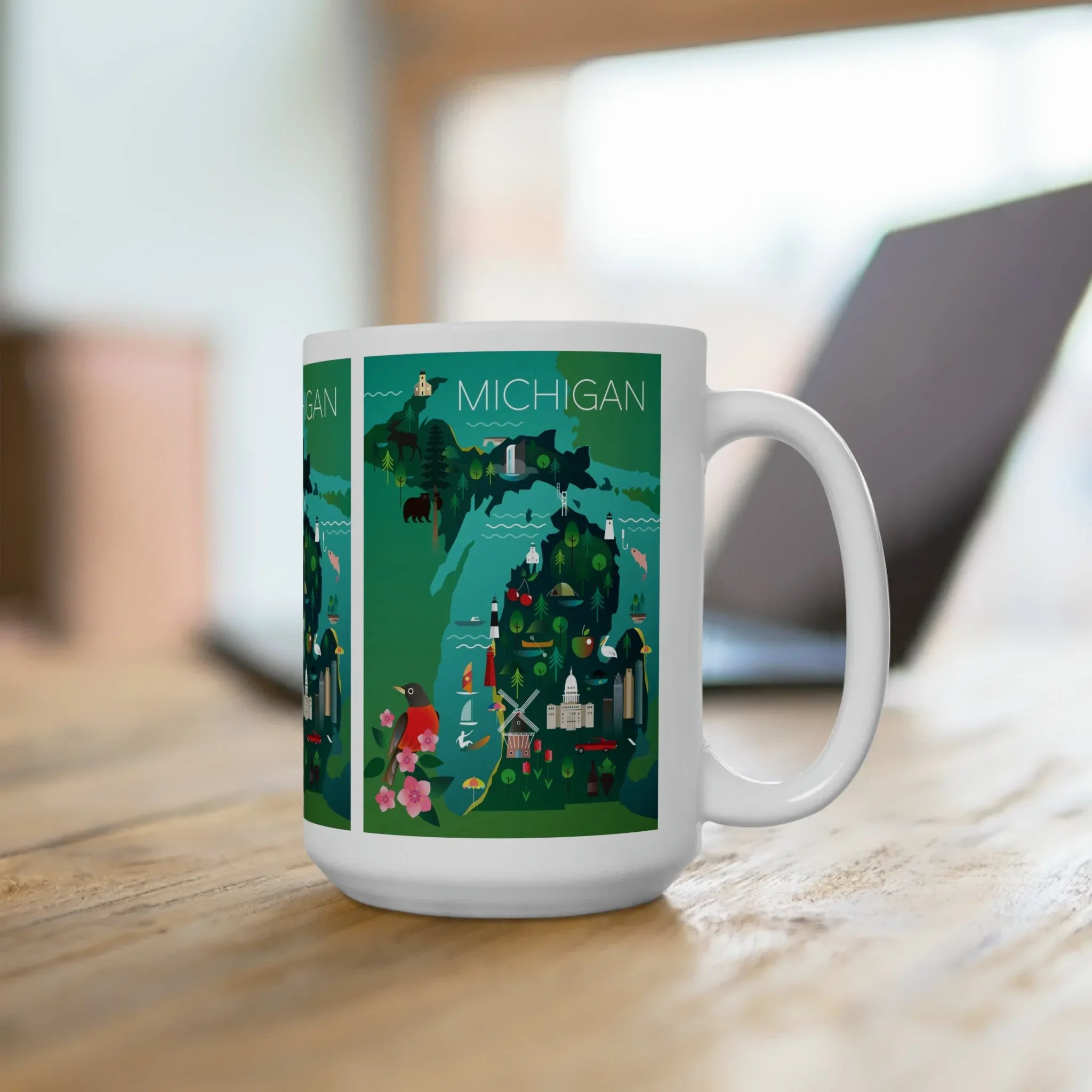 Michigan Ceramic Mug 11oz or 15oz - BIG FRENCHIES