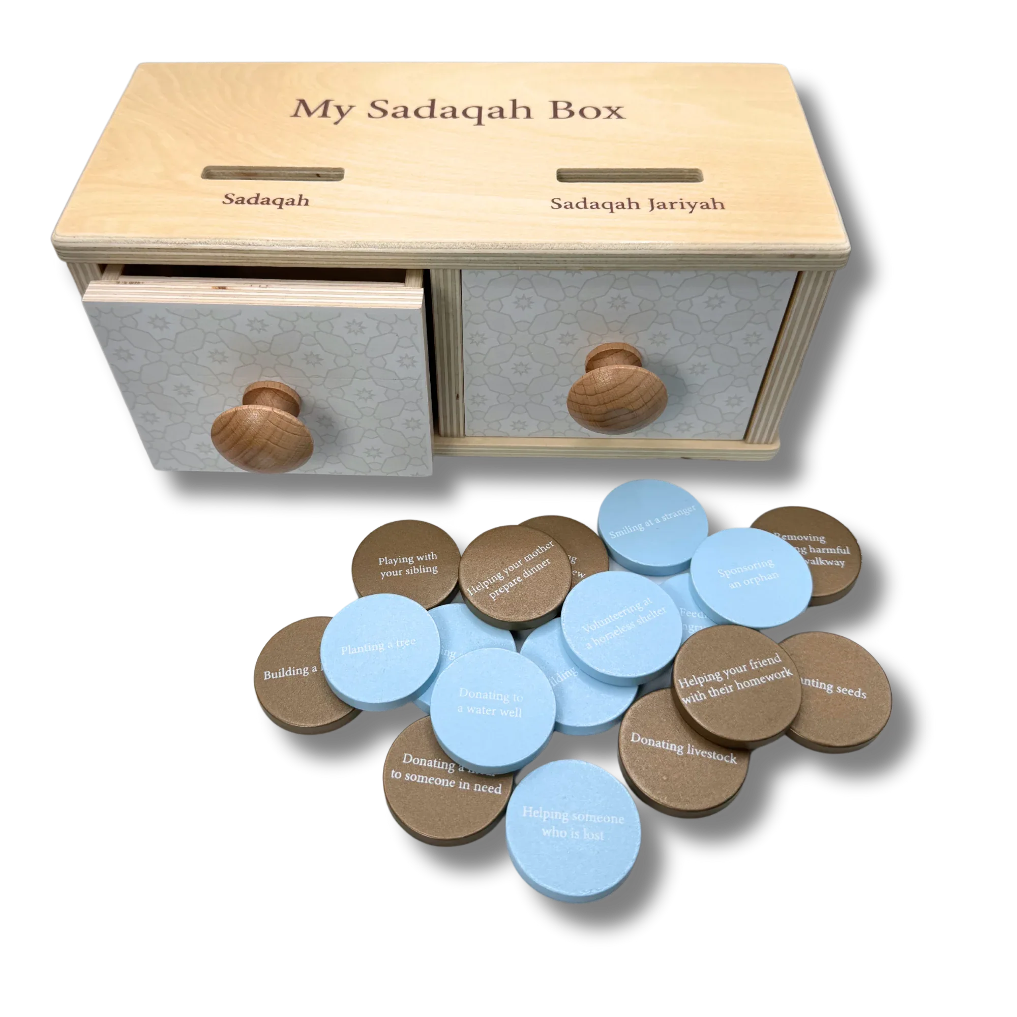 Sadaqah Coin Box (Montessori) - BIG FRENCHIES