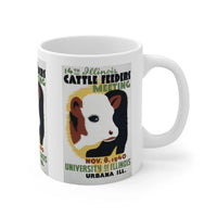 ROADSIDE MUGS - Illinois Cattle Feeders Meeting WPA Ceramic Mug 11oz - BIG FRENCHIES