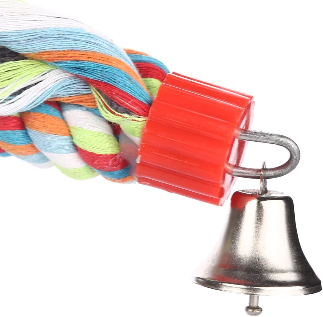 Bird Perch, Large Parrot Toys 63 Inch Climbing Rope Bungee Bird Toys - BIG FRENCHIES