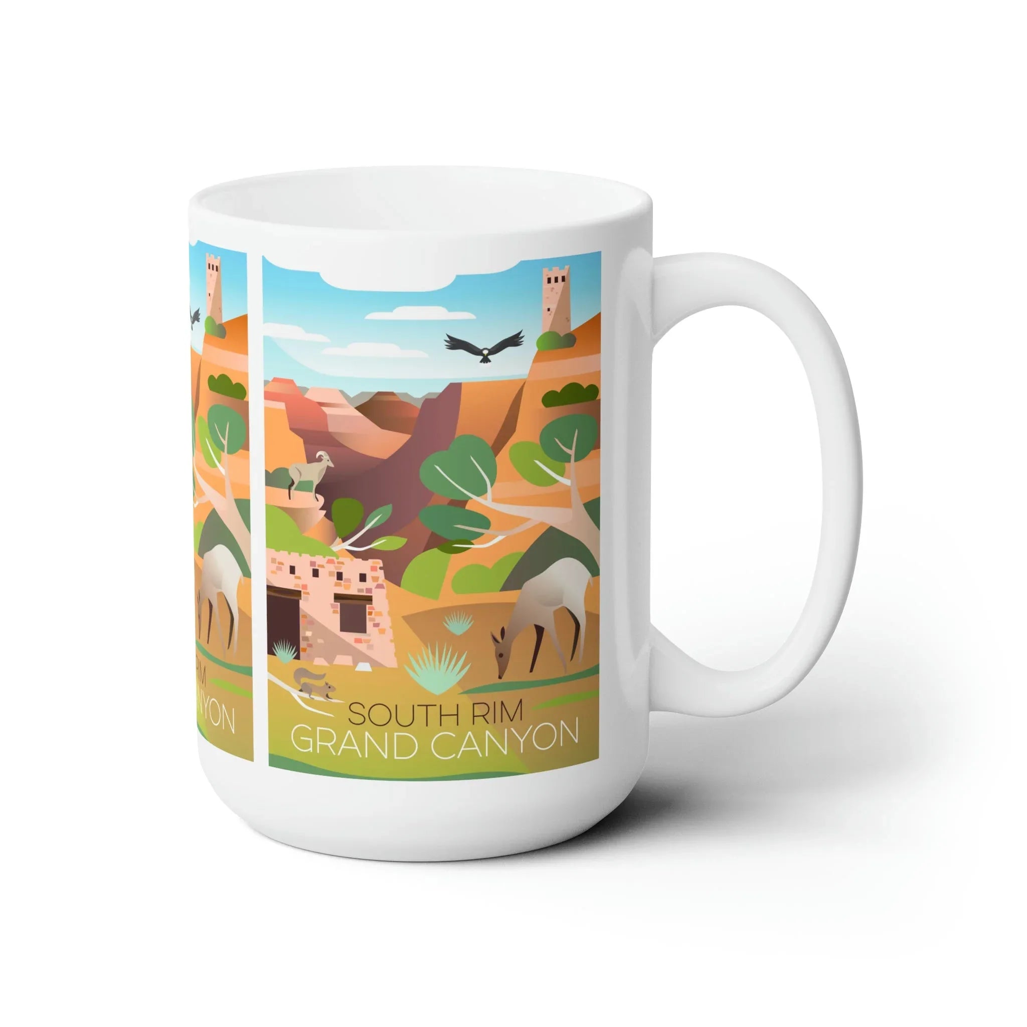 Grand Canyon National Park South Rim Ceramic Mug 11oz or 15oz - BIG FRENCHIES