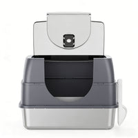 Only Self Pickup---Galaxy Stainless Steel Cat Litter Box