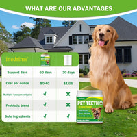Pet Dental Powder - Freshens Breath, Protects Gums And Strengthens Teeth. An Essential For Daily Oral Care And General D