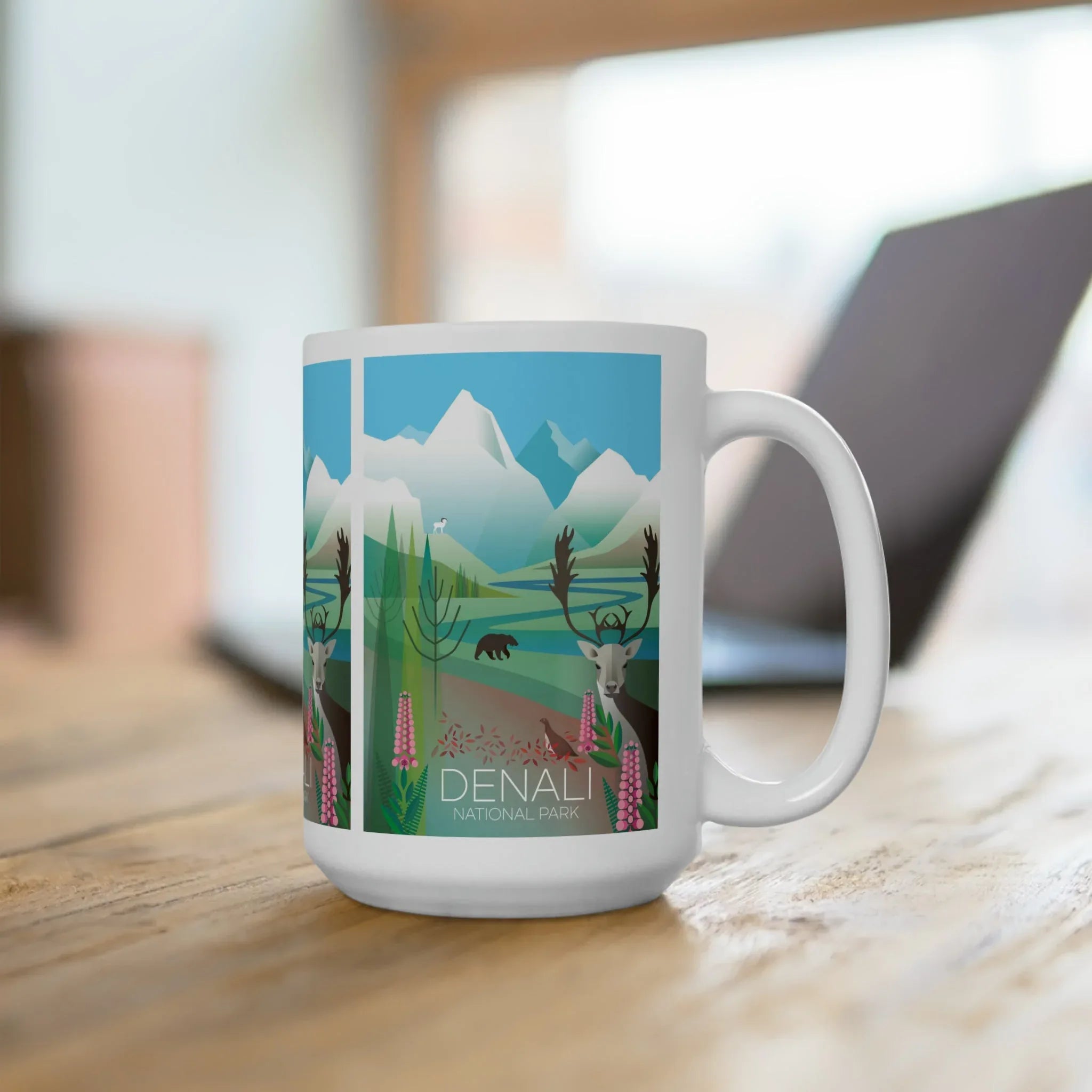 Denali National Park Ceramic Mug 11oz or 15oz - BIG FRENCHIES