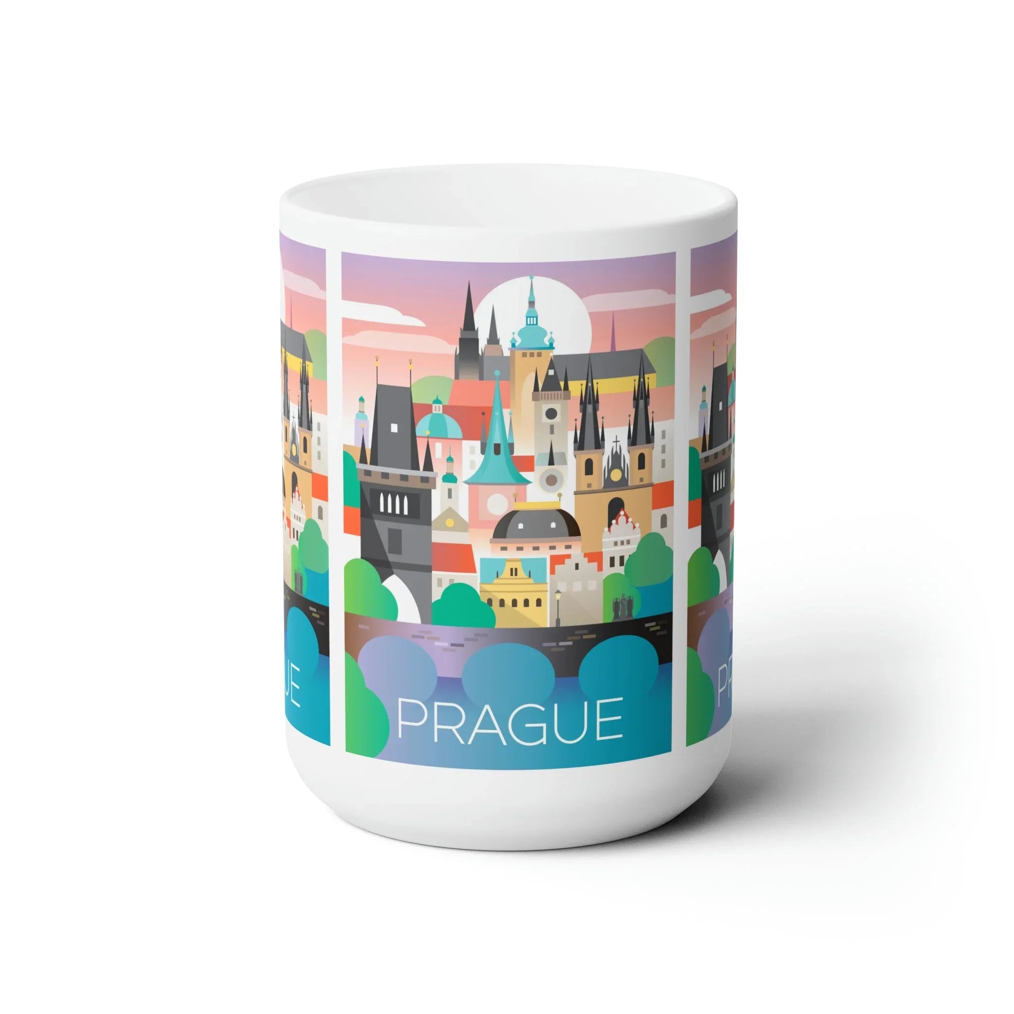 Prague Ceramic Mug 11oz or 15oz - BIG FRENCHIES