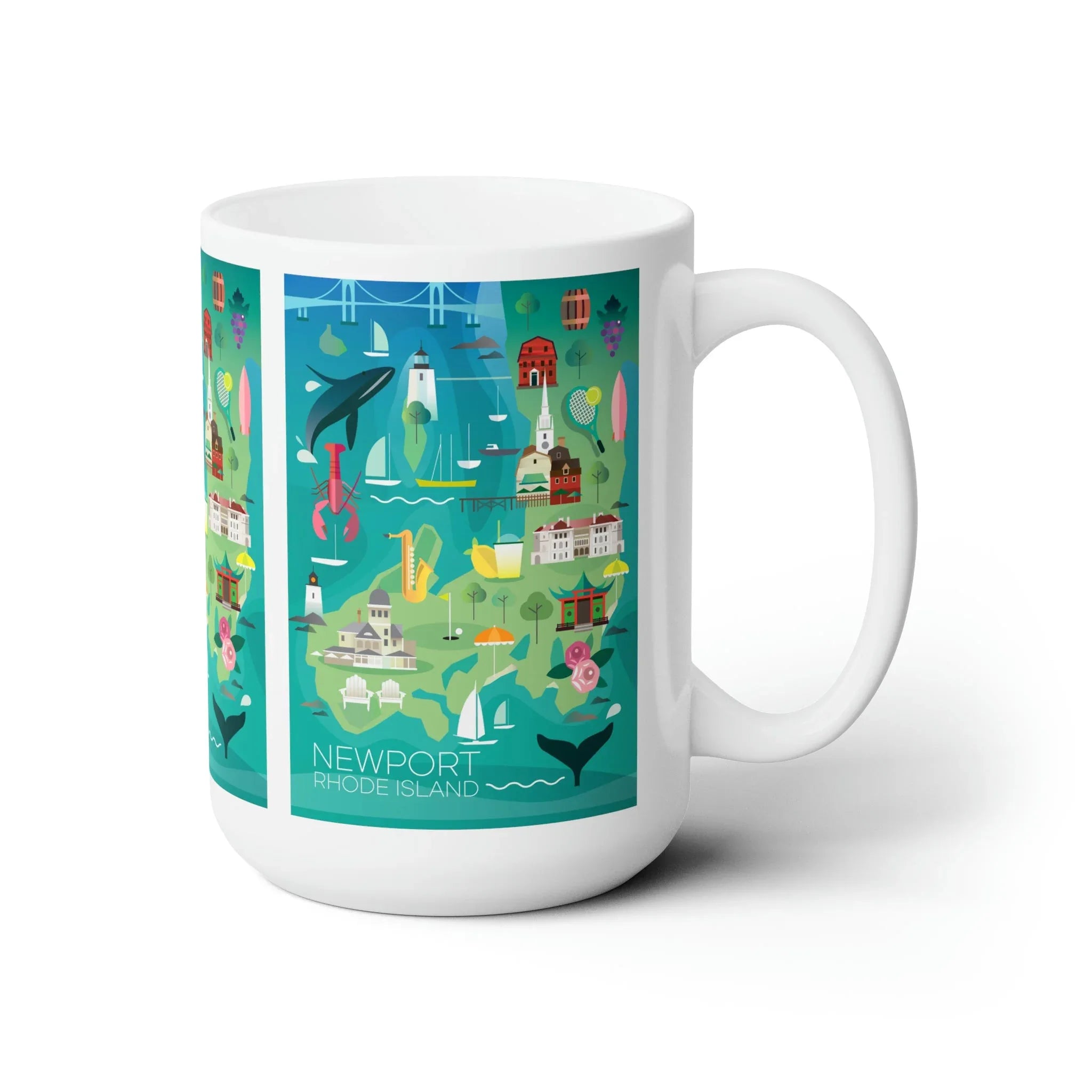 Newport Ceramic Mug 11oz or 15oz - BIG FRENCHIES