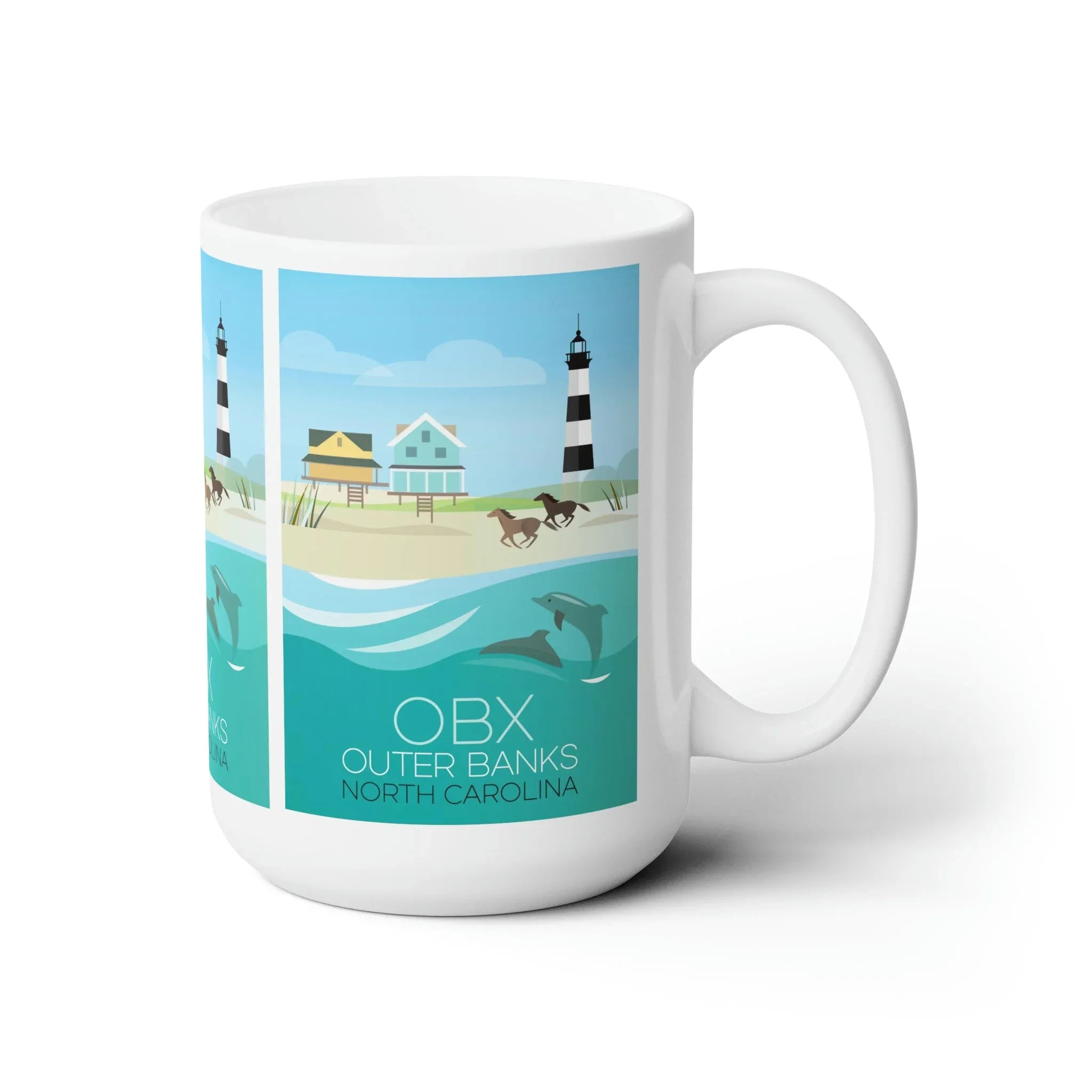 Outer Banks Ceramic Mug 11oz or 15oz - BIG FRENCHIES
