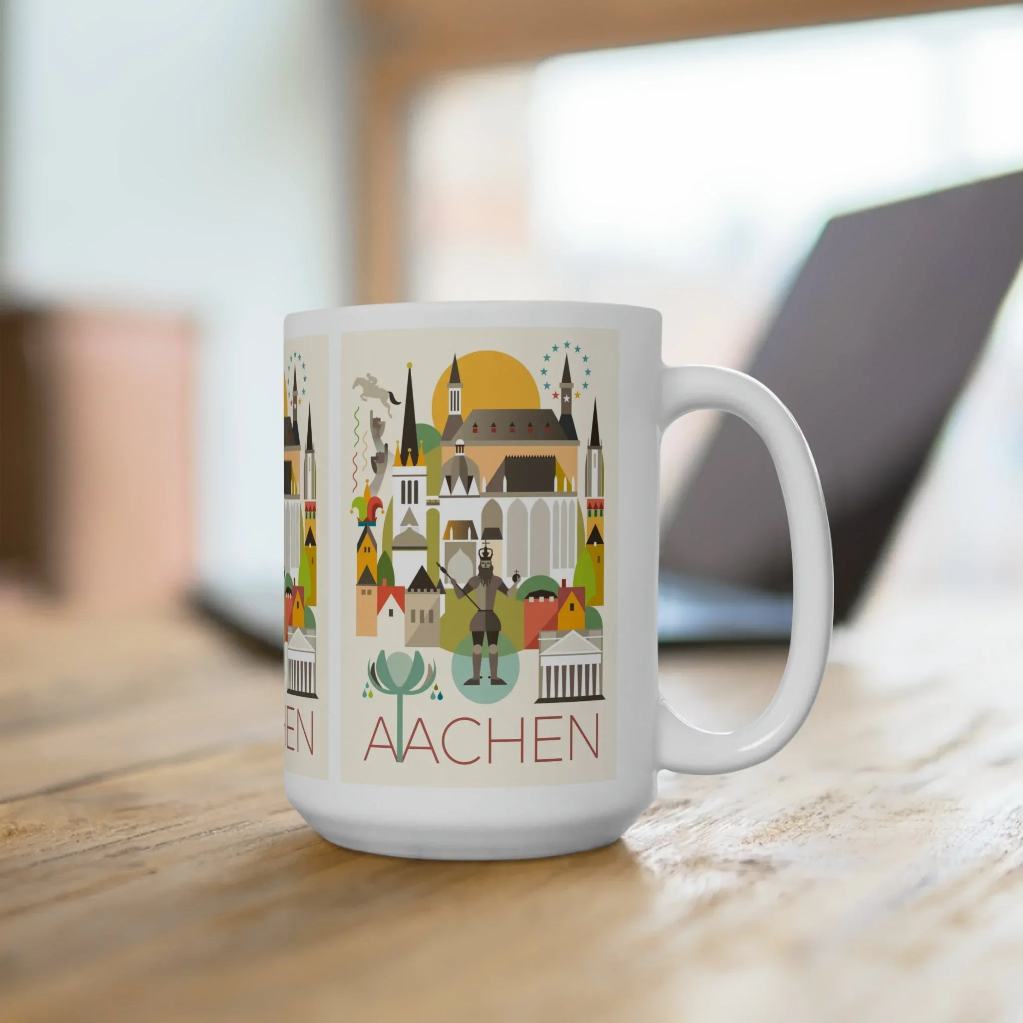 Aachen Ceramic Mug 11oz or 15oz - BIG FRENCHIES