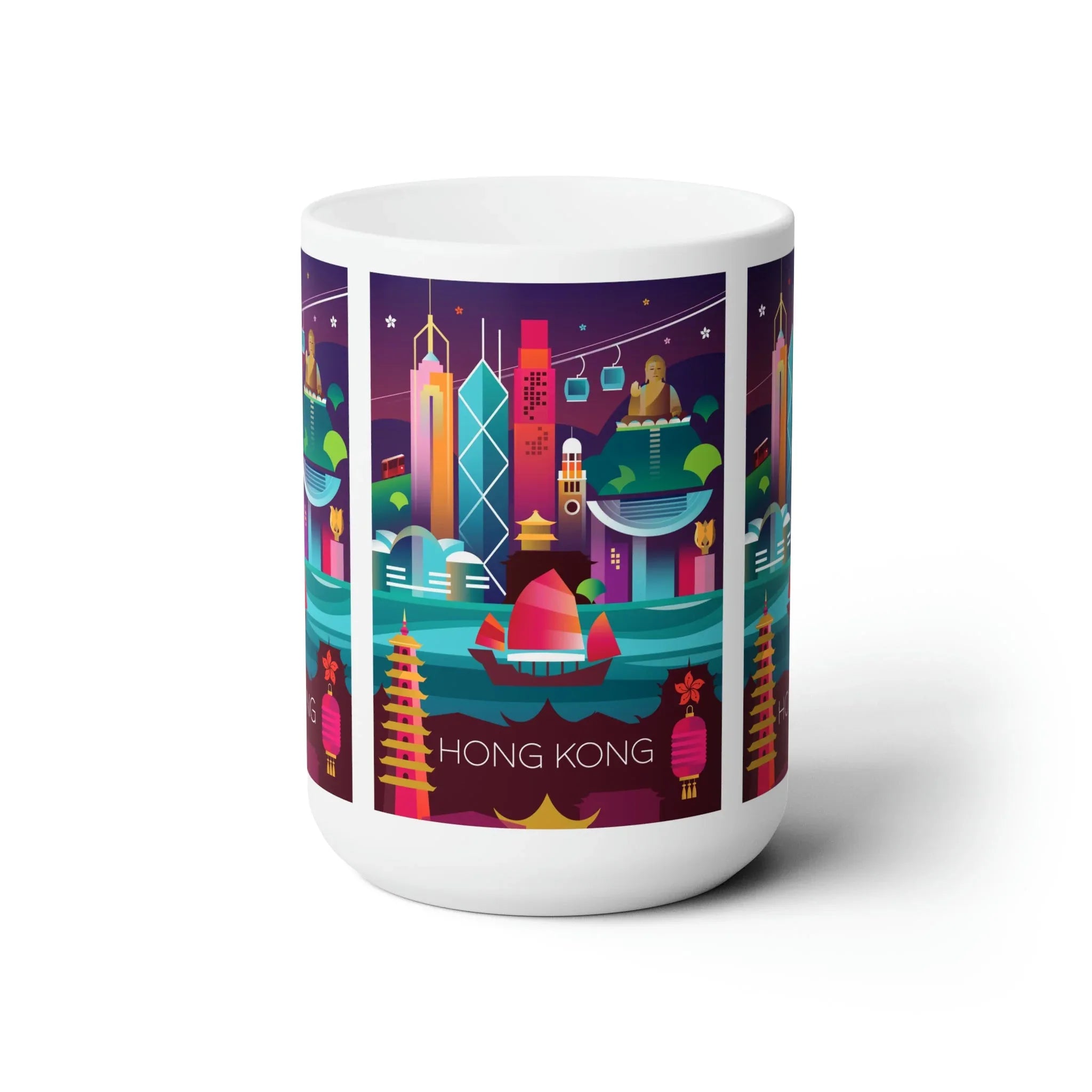Hong Kong Ceramic Mug 11oz or 15oz - BIG FRENCHIES